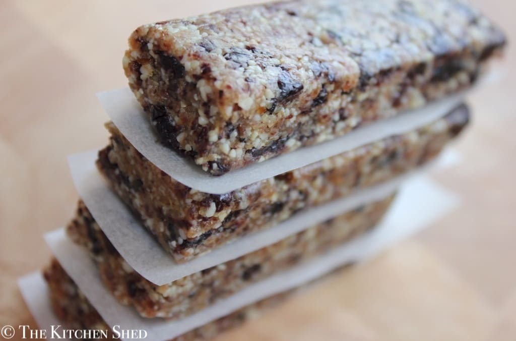 The Kitchen Shed - Clean Eating No Bake Cherry Bars