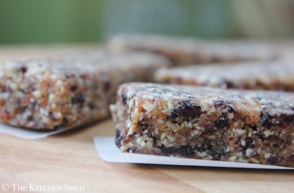 The Kitchen Shed - Clean Eating No Bake Cherry Bars