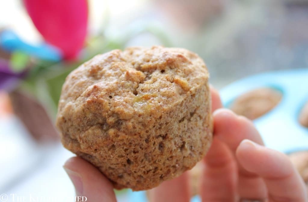 Clean Eating Wholewheat Banana Bread Muffins